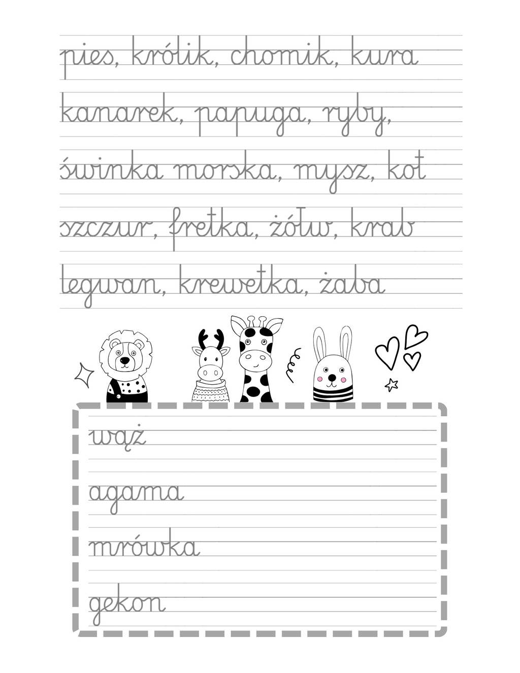 Piszę Wyrazy - Przygotowanie do Pisania Zdań PDF