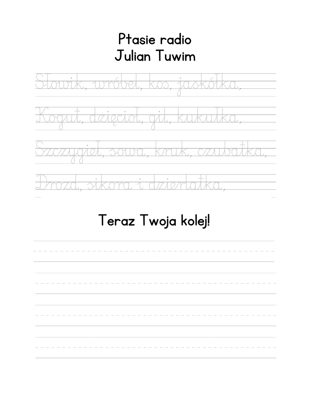 Piszę Samodzielnie - Od Zdań do Własnych Tekstów PDF