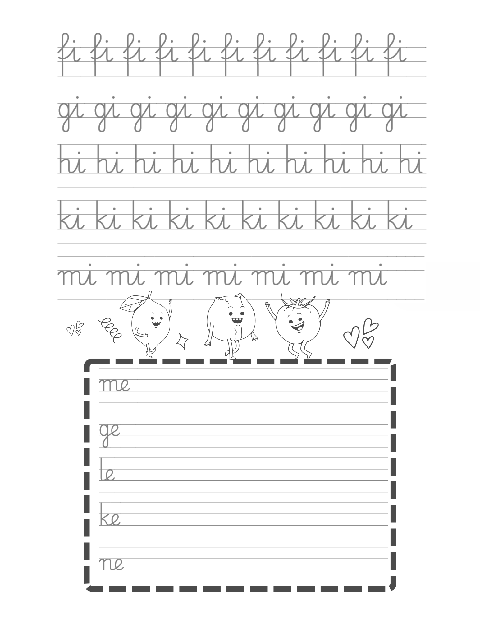 Piszę Dwuznaki i Trójznaki - Ćwiczenia Kaligraficzne PDF