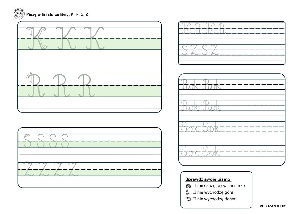Piszę w Liniaturze – Wielkie Litery PDF