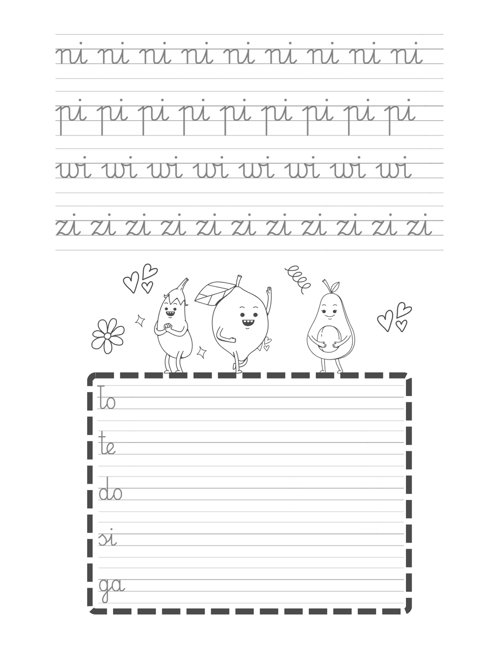 Piszę Dwuznaki i Trójznaki - Ćwiczenia Kaligraficzne PDF
