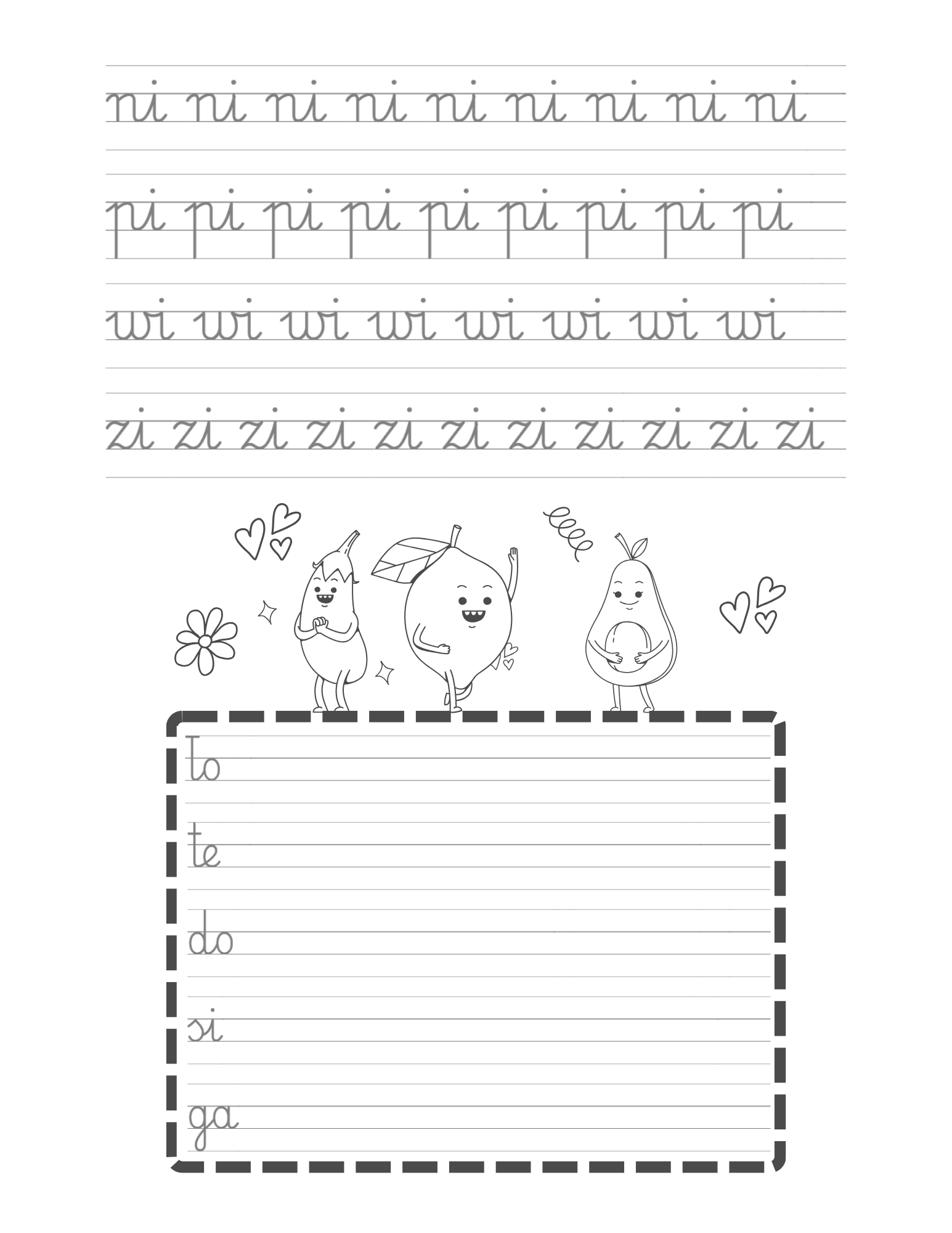 Piszę Dwuznaki i Trójznaki - Ćwiczenia Kaligraficzne PDF