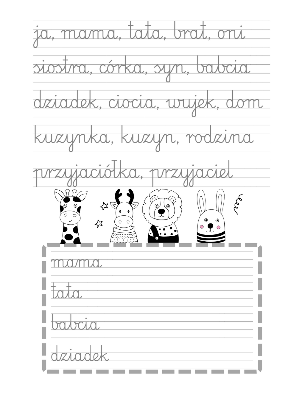 Piszę Wyrazy - Przygotowanie do Pisania Zdań PDF
