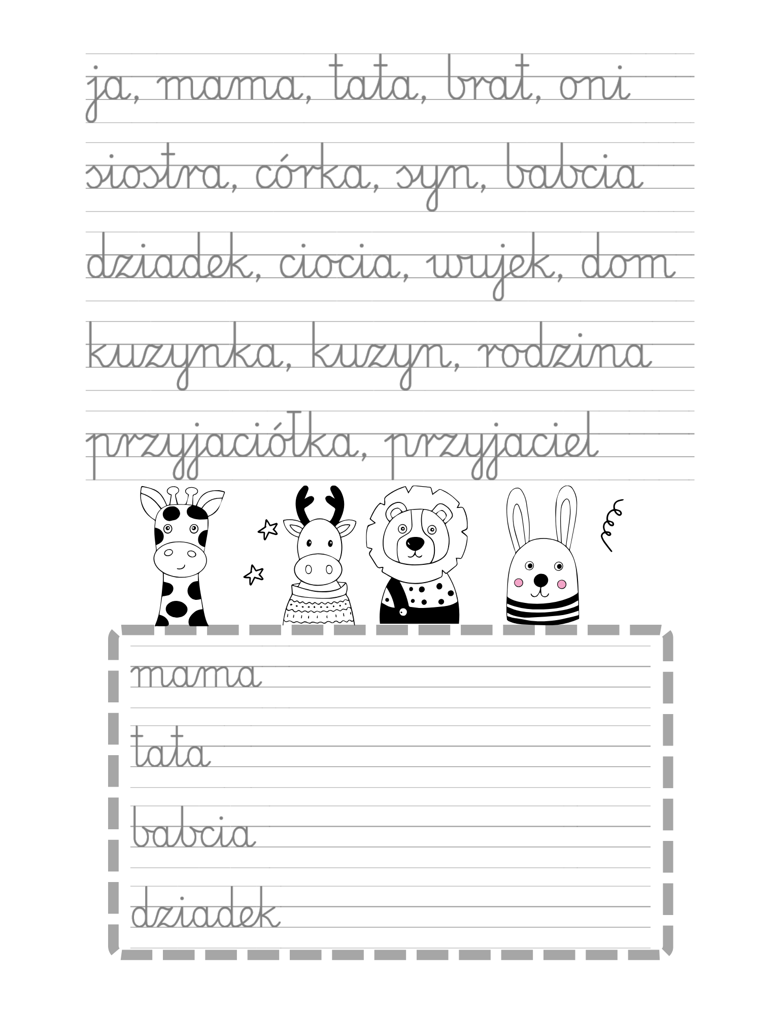 Piszę Wyrazy - Przygotowanie do Pisania Zdań PDF